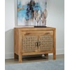 C2C Coast to Coast Imports Accent Chest with Drawer in Natural Finish
