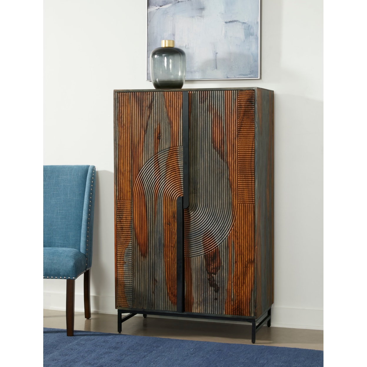 C2C Halifax 97509 Transitional 2 Door Tall Wine Cabinet Walker s c2c-halifax-97509-transitional-2-door-tall-wine-cabinet-walker-s