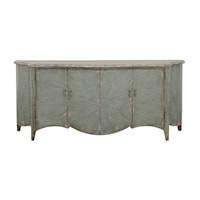 Traditional Four Door Credenza