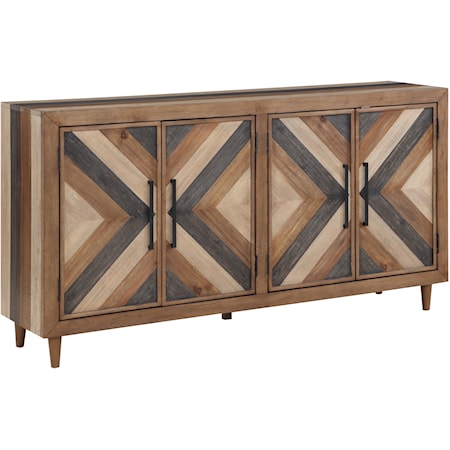 Farmhouse 4-Door Credenza