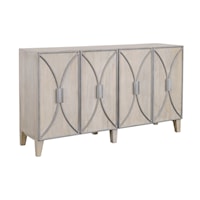 Glam Four Door Credenza