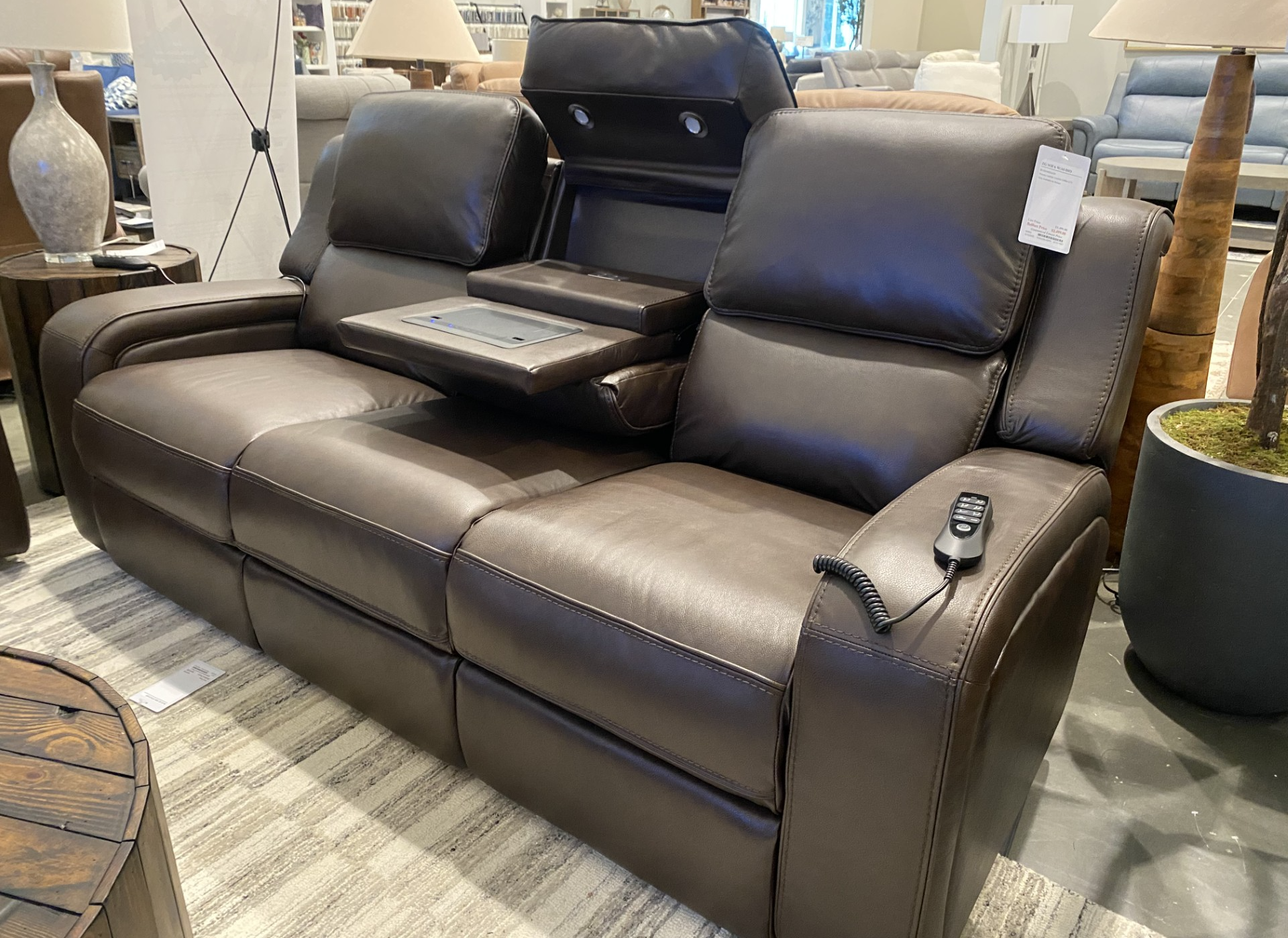 Synergy Home Furnishings K2250 Power Reclining Sofa With Audio