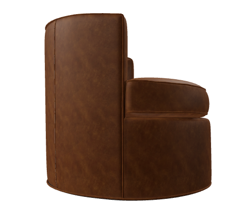 Craftmaster L042610BDSC Leather Swivel Chair