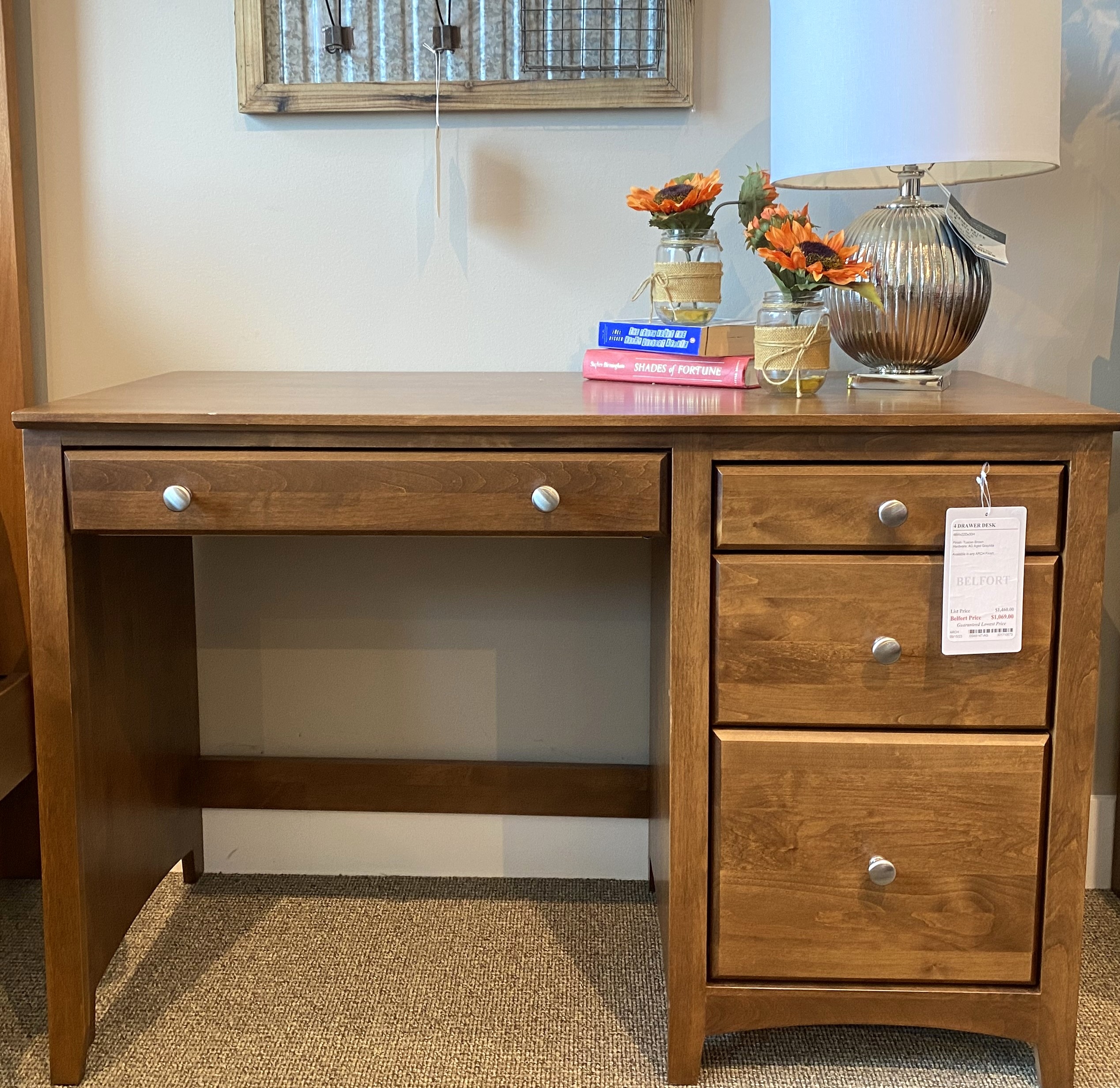 4-Drawer Desk