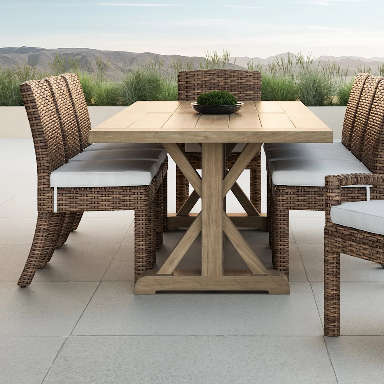 Sunset West Sunset West 9-piece Outdoor Dining Set