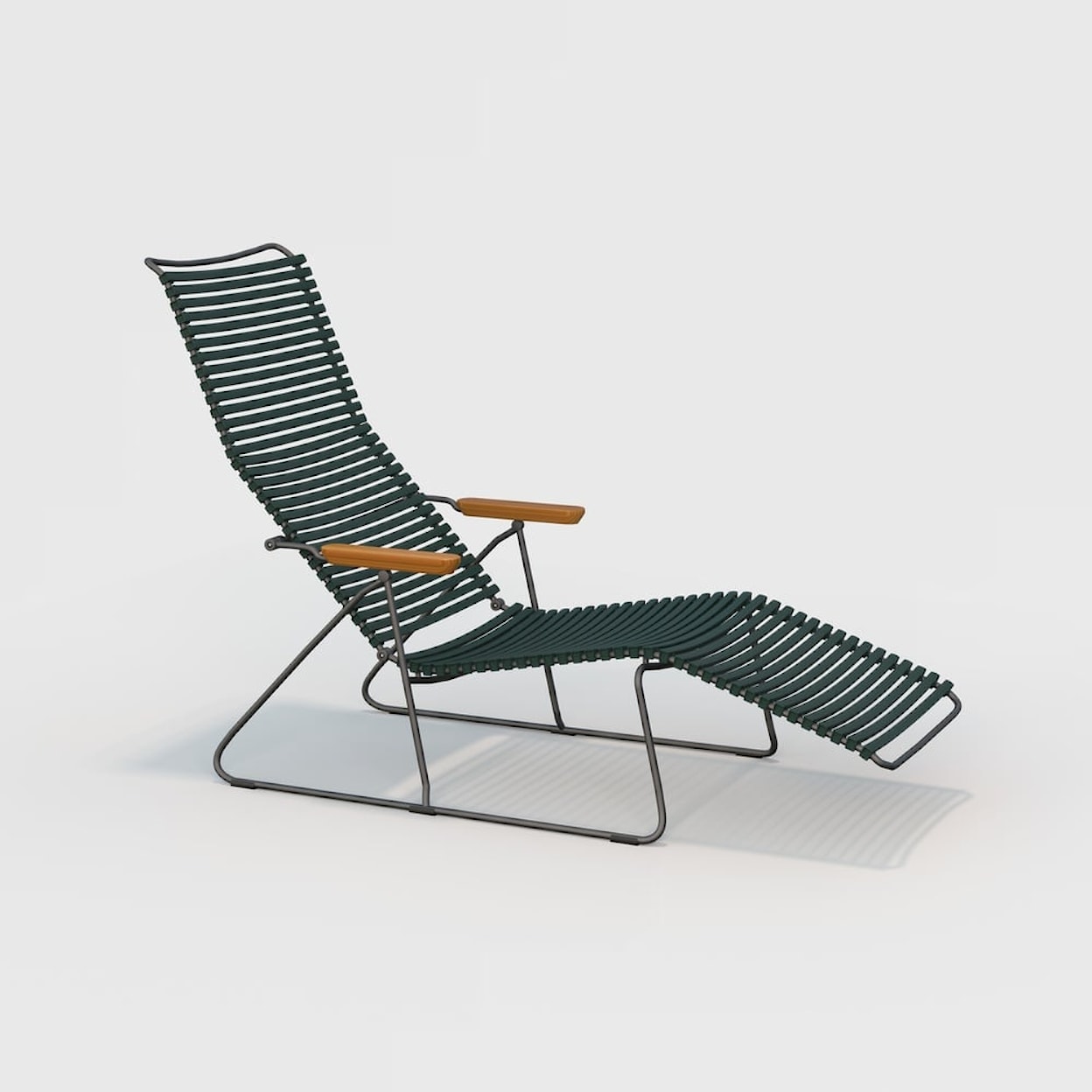 HOUE Outdoor Chairs and Bar Stools Click Pine Green Sunlounger