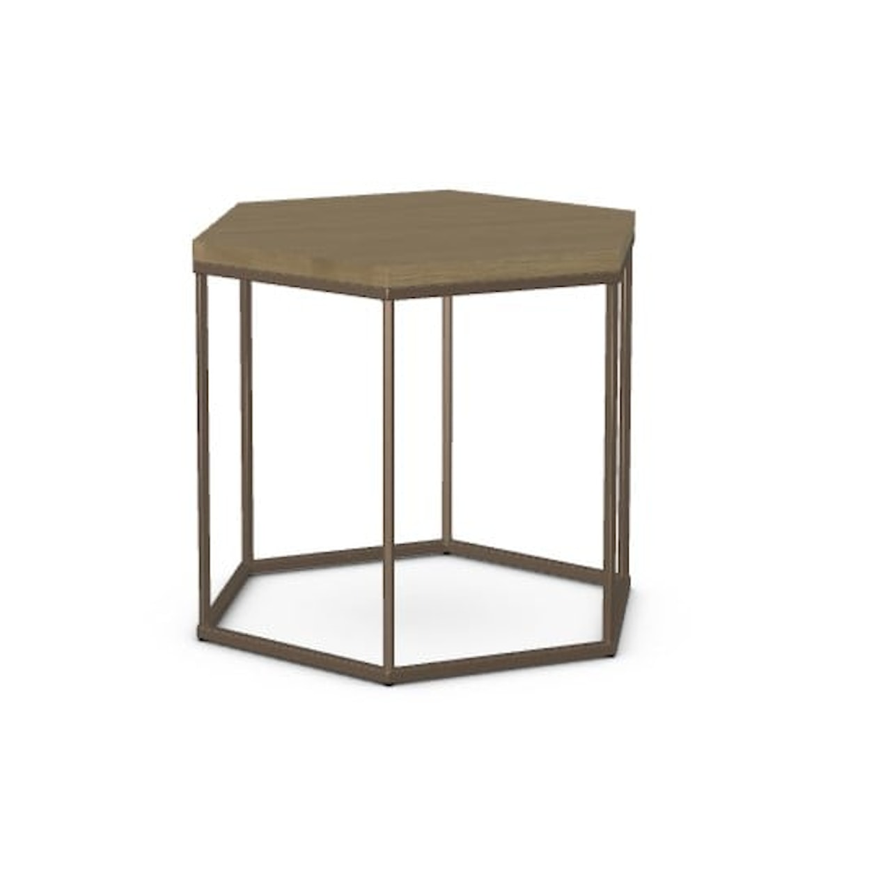 Amisco Nordic Zuma Hexagon End Table