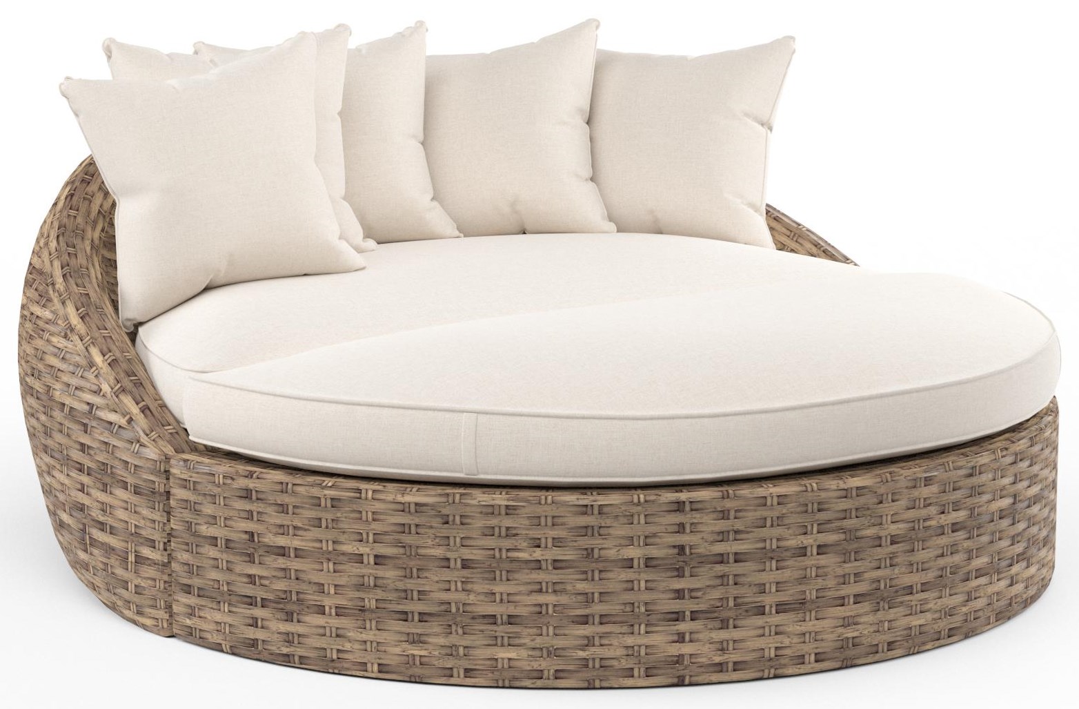 Round patio deals chaise