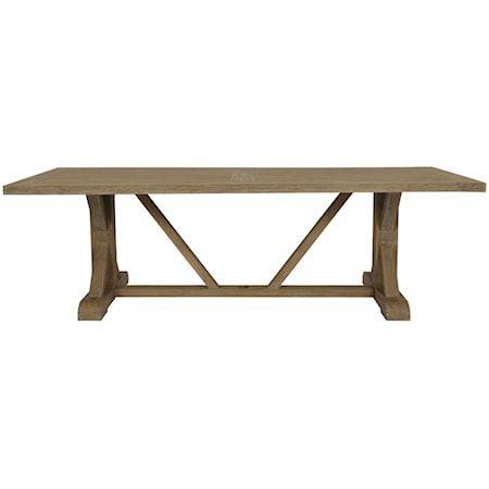 Coastal Teak 94 Inch Outdoor Dining Table