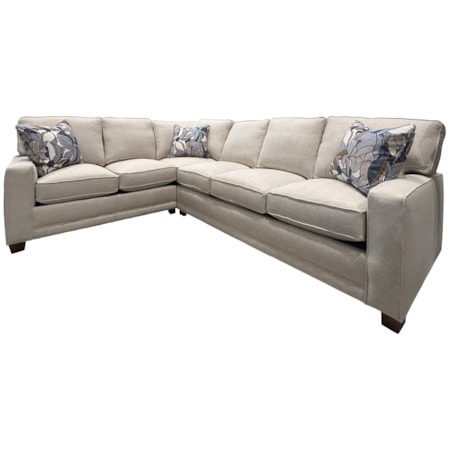 Customizable Sectional With Track Arm