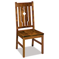 Traditional Diamond Back Dining Side Chair