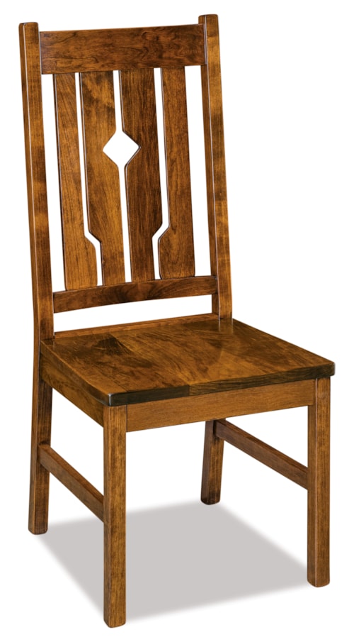 Traditional Diamond Back Dining Side Chair