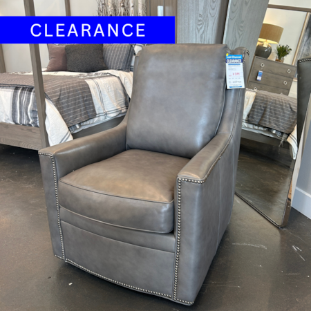 Power Recliner With Nailhead Trim