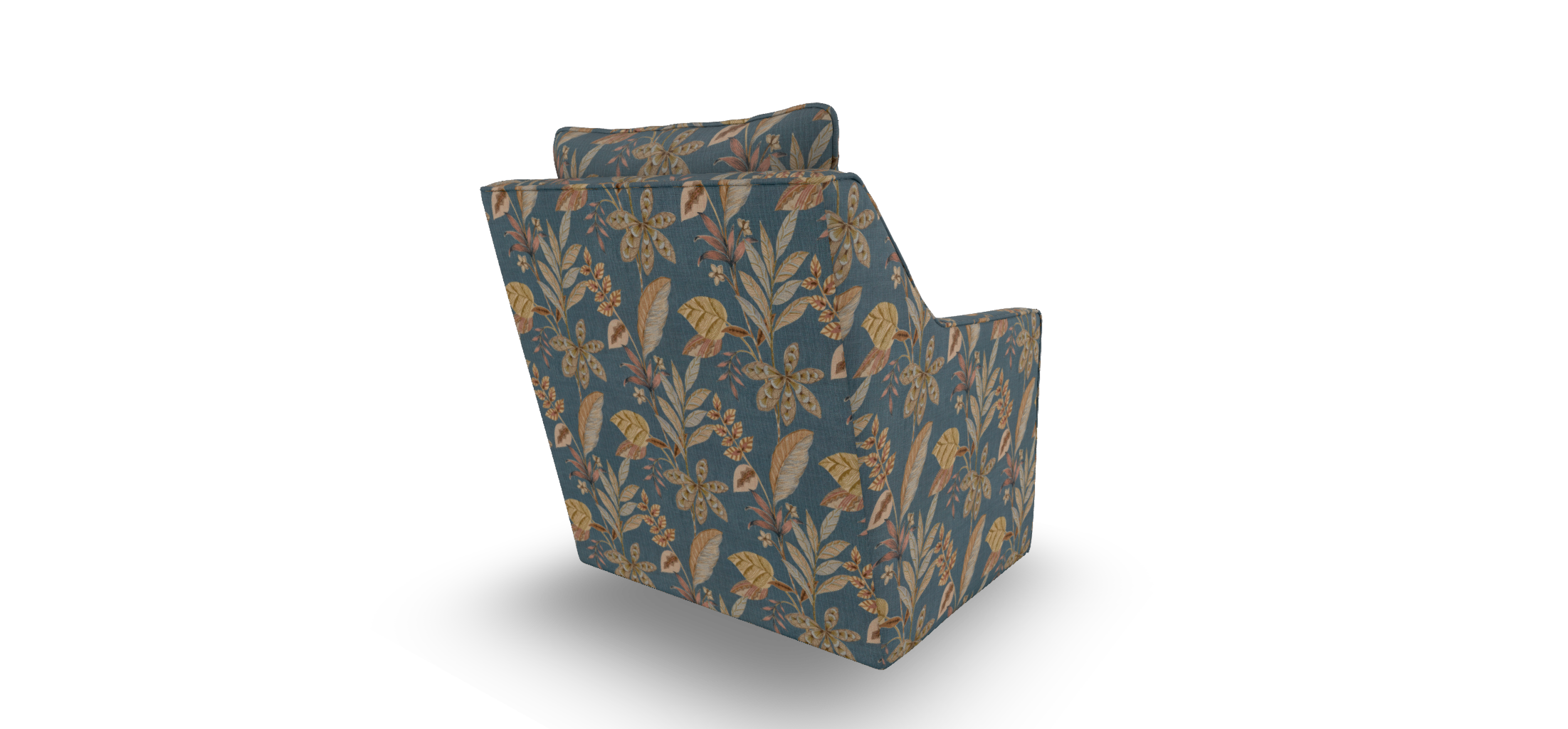 Pillow-Back Swivel Chair