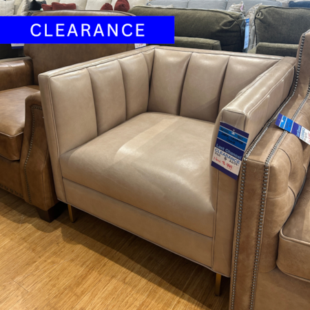 Daria Leather Accent Chair