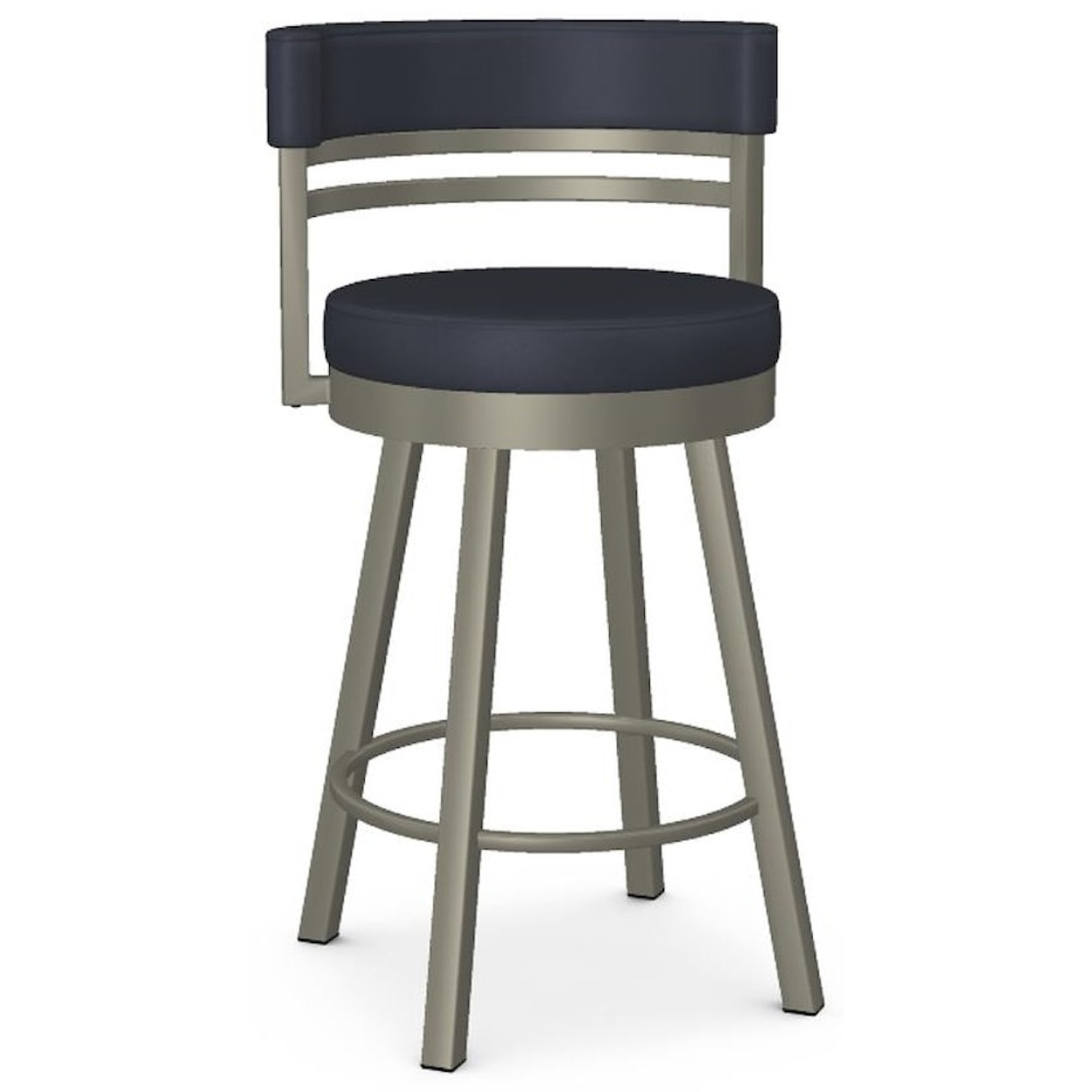 Amisco Urban 26" Counter Height Ronny Swivel Stool