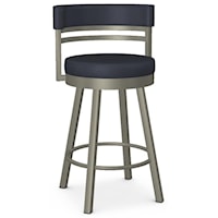 Customizable 26" Counter Height Ronny Swivel Stool