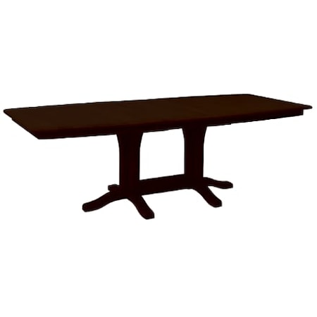 Rectangular Dining Table with Trestle Base