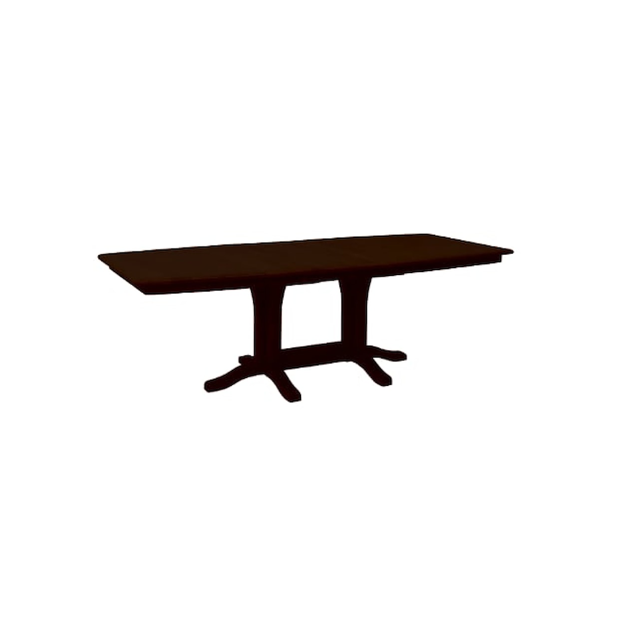 Daniel's Amish Millsdale Rectangular Dining Table with Trestle Base