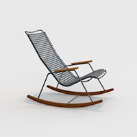 Click Grey Rocking Chair