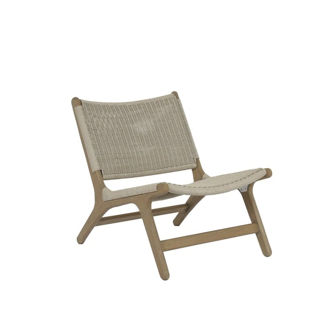 Sunset West Coastal Teak Outdoor Accent Chair