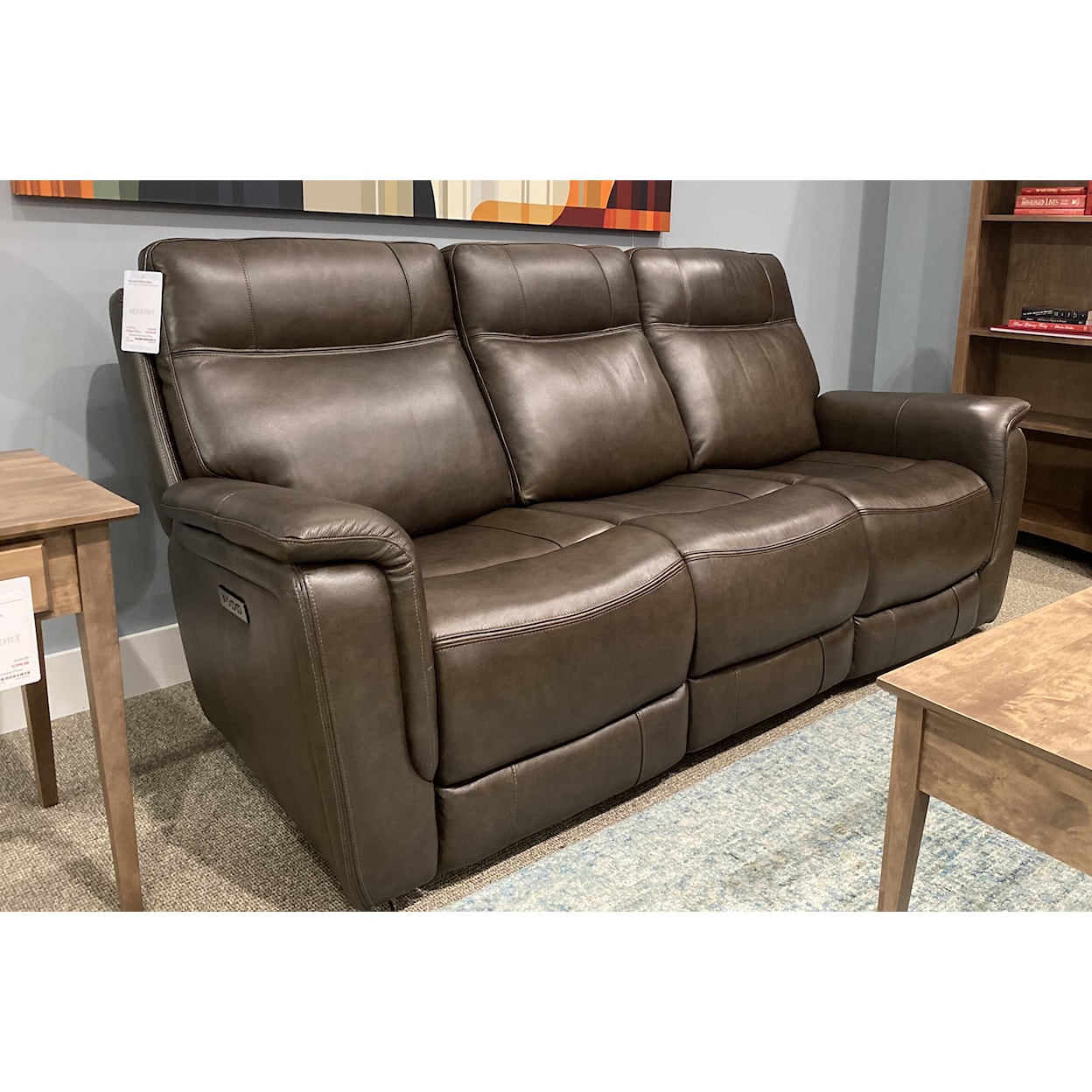 Leather Italia USA Tiller Reclining Sofa
