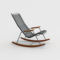 Click Black Rocking Chair