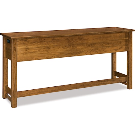 Traditional Counter-Height Wall Table