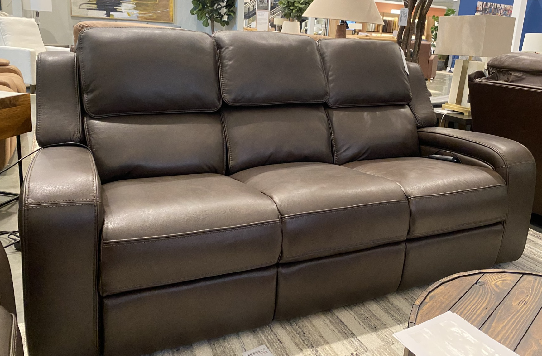 Synergy Home Furnishings K2250 Power Reclining Sofa With Audio