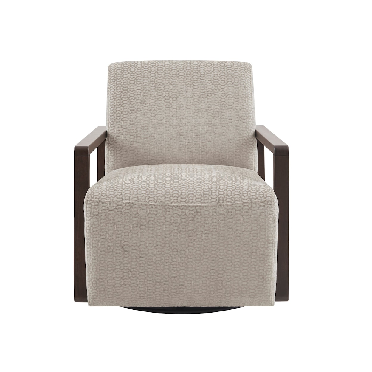 JLA Home Home Accents Wood Arm Swivel Chair