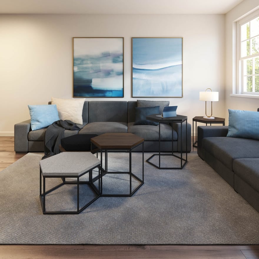 Zuma Hexagon End Table