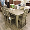 Canadel Gourmet. Customizable Rect. Table w/ Legs