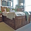 Archbold Furniture Shaker Queen Alder Shaker Chest Bed