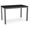 Amisco Urban Counter Harrison Pub Table with Wood Top