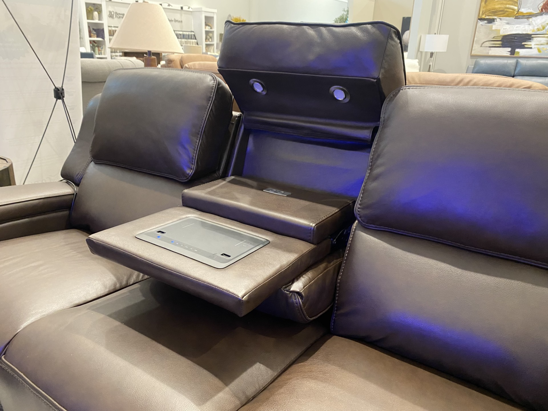 Synergy Home Furnishings K2250 Power Reclining Sofa With Audio