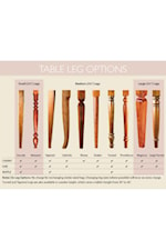 Choose a Table Leg To Customize the Look of Your Table