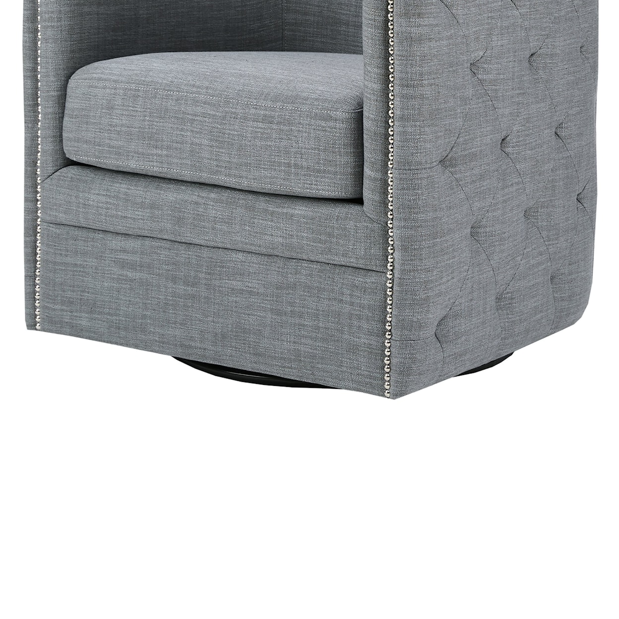 JLA Home Home Accents Tufted Swivel Chair