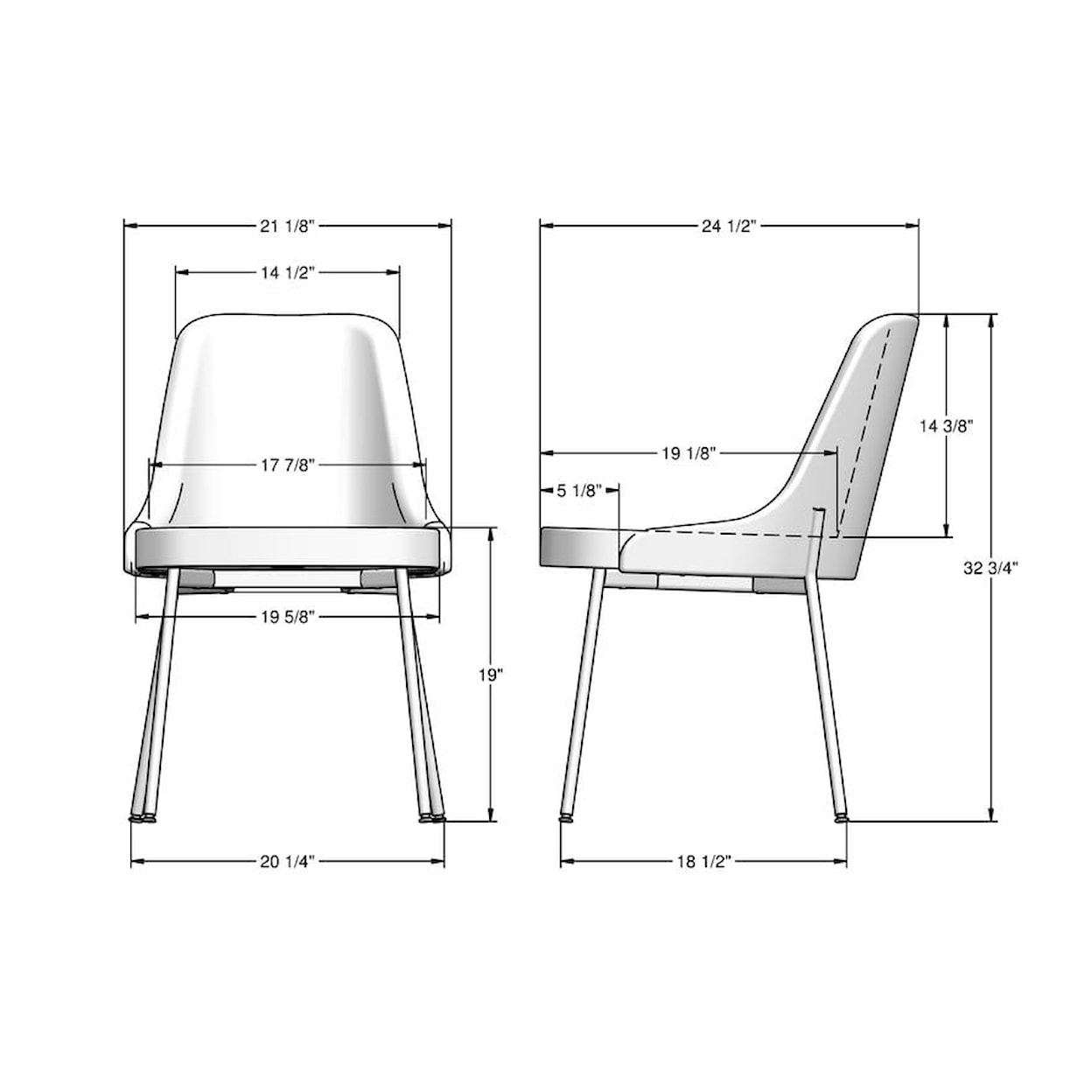 Amisco Dining Essie Dining Chair