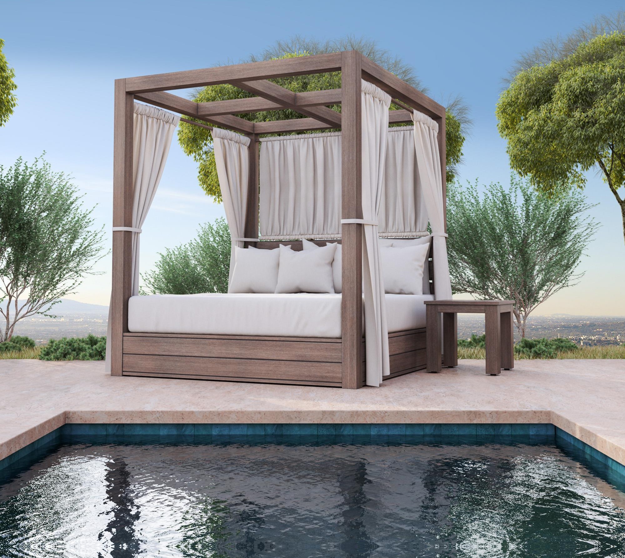 Sunset West Laguna Outdoor End Table