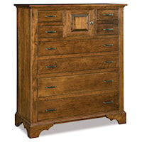 Traditional 8-Drawer Signature Chest with Center Door