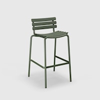 Reclips Olive Green Outdoor Bar Stool