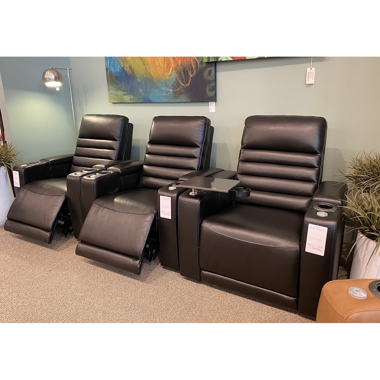 Urban Evolution 8591 Black Power Recliner