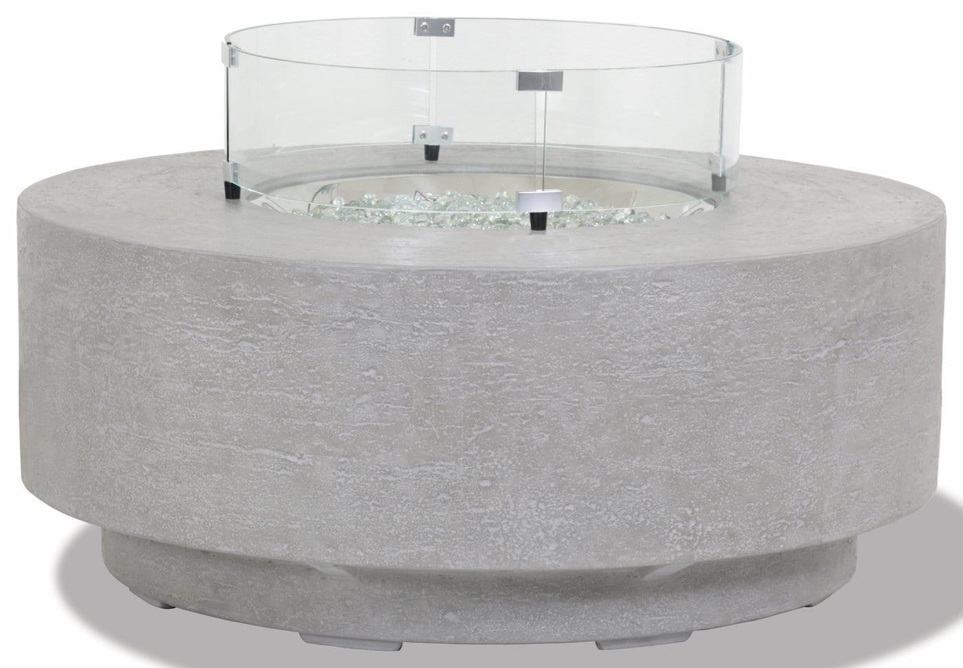 Gravelstone Round Outdoor  Fire Table