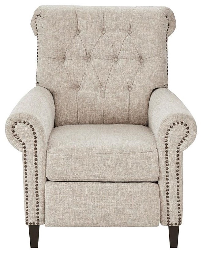 Tufted sales back recliner