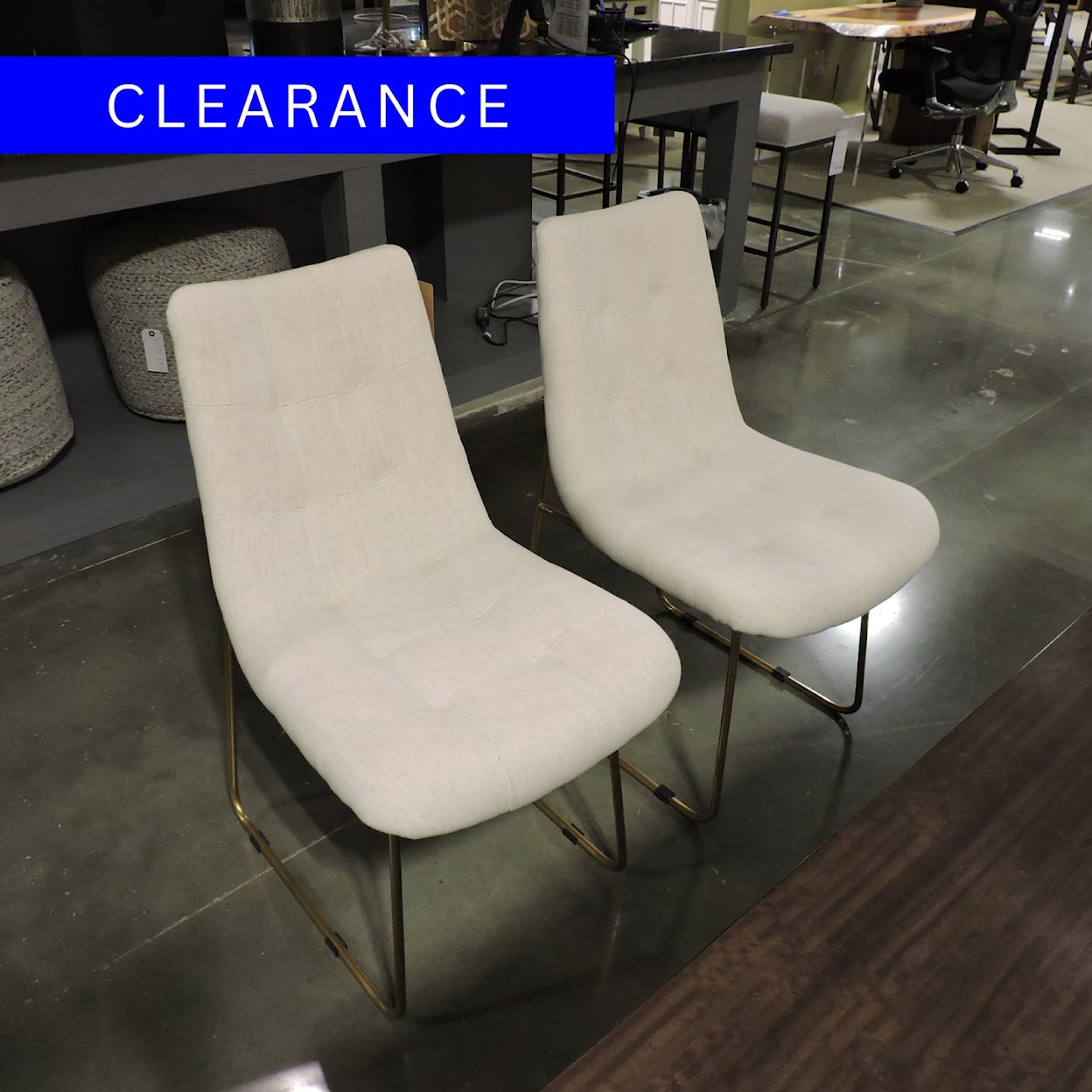 Miscellaneous Clearance Pair of Dining Chairs