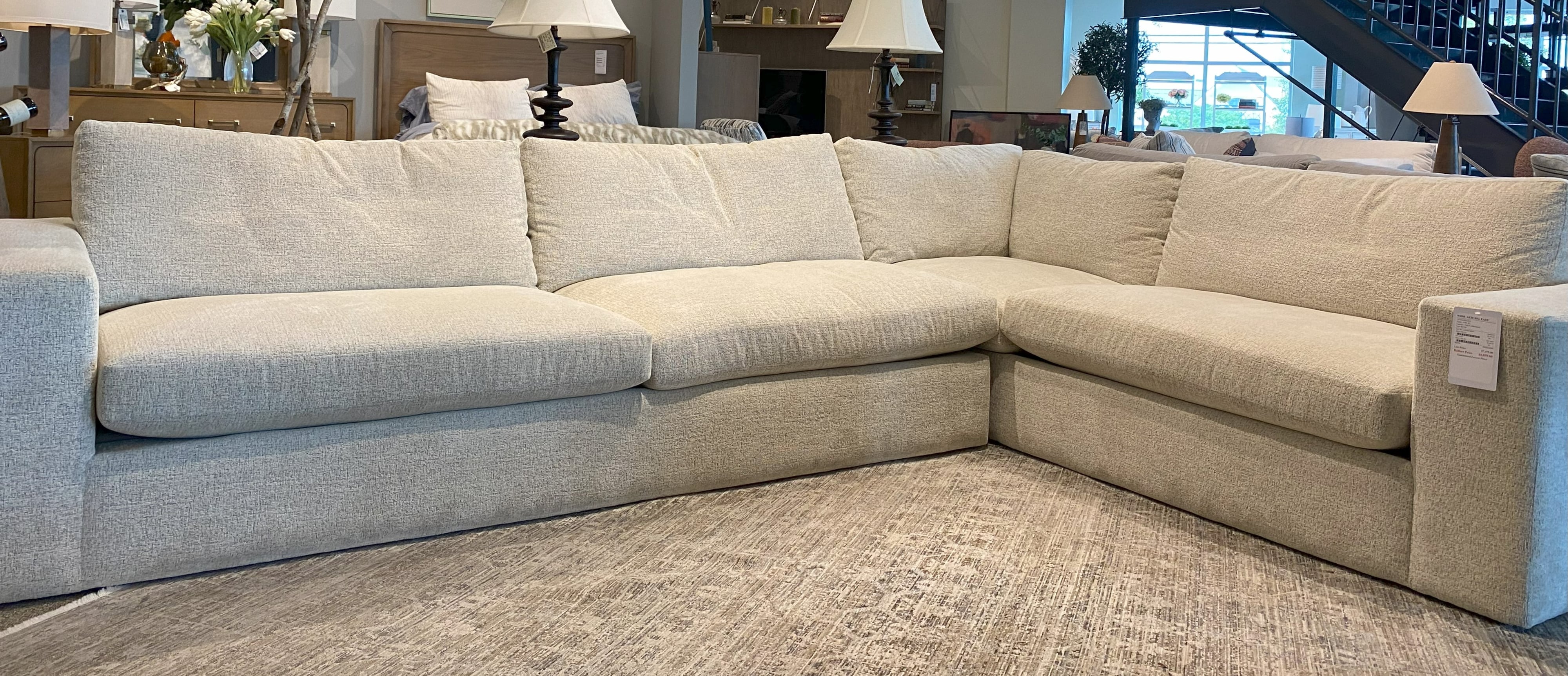 Younger Big Easy Wide Arm Sectional 