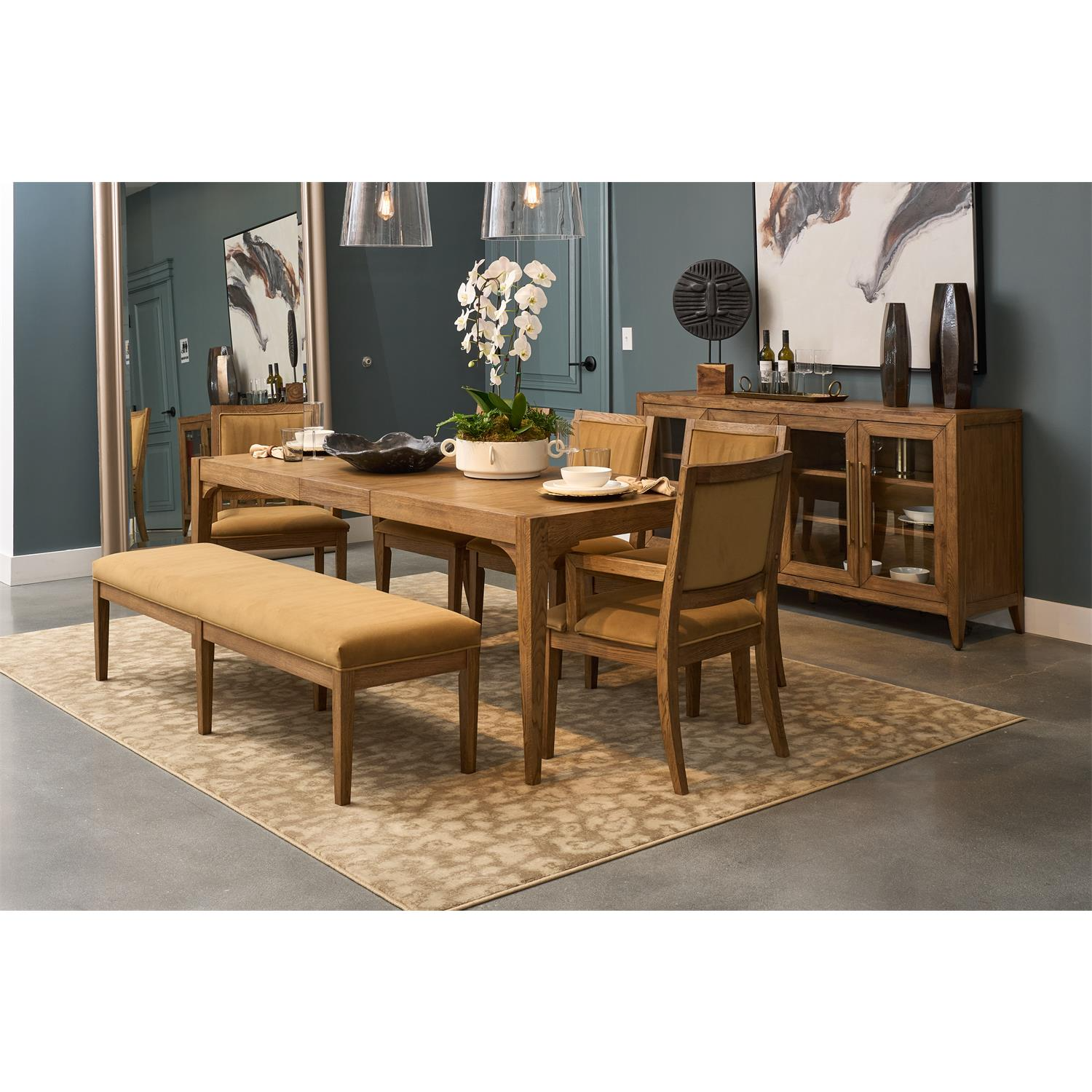 Riverside Furniture Halbrooke 8  Piece Dining Set