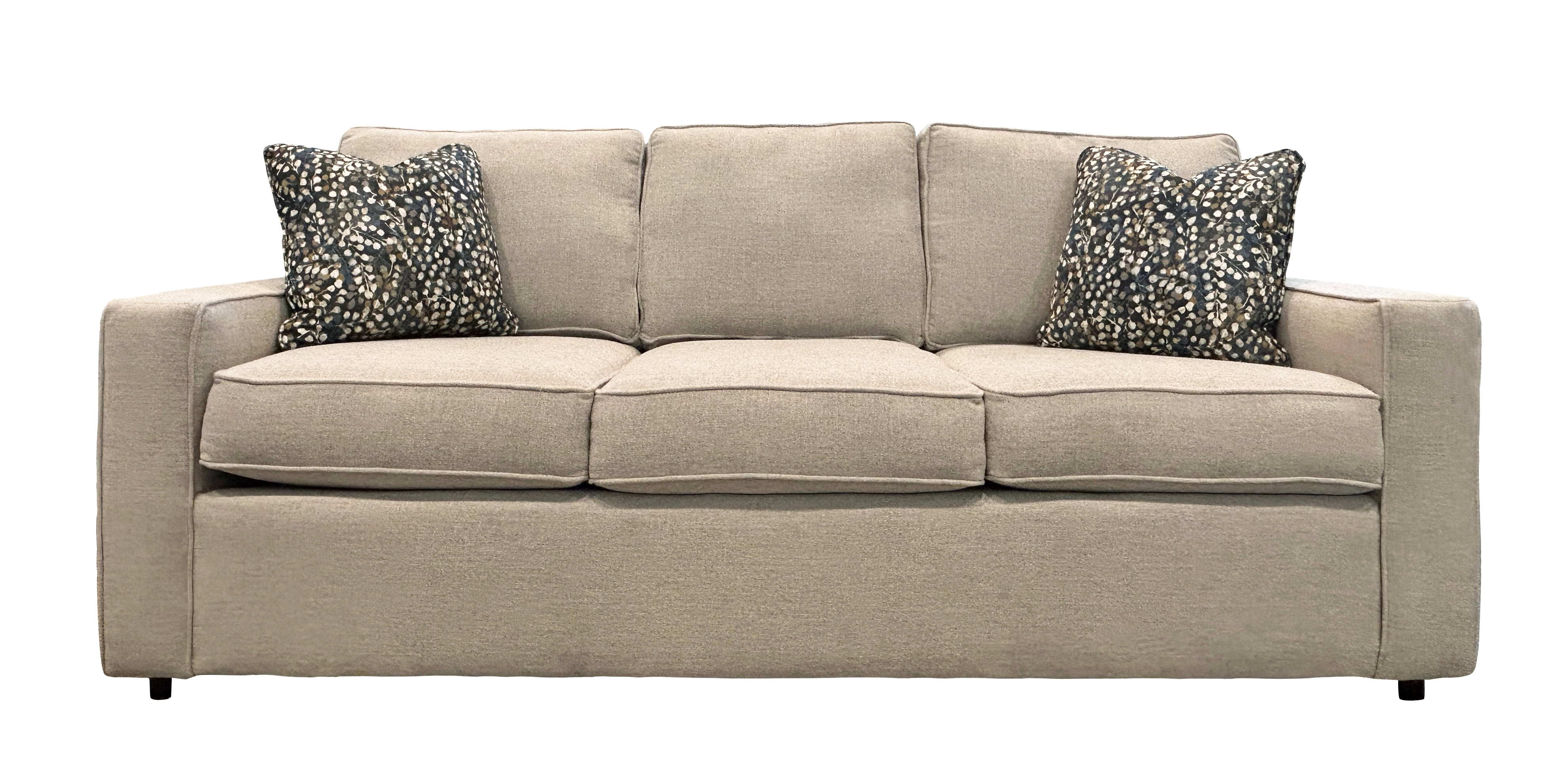 Transitional Sofa with Track Arms