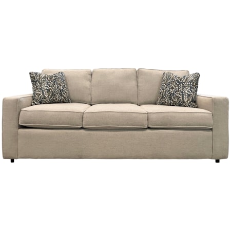 Transitional Sofa with Track Arms