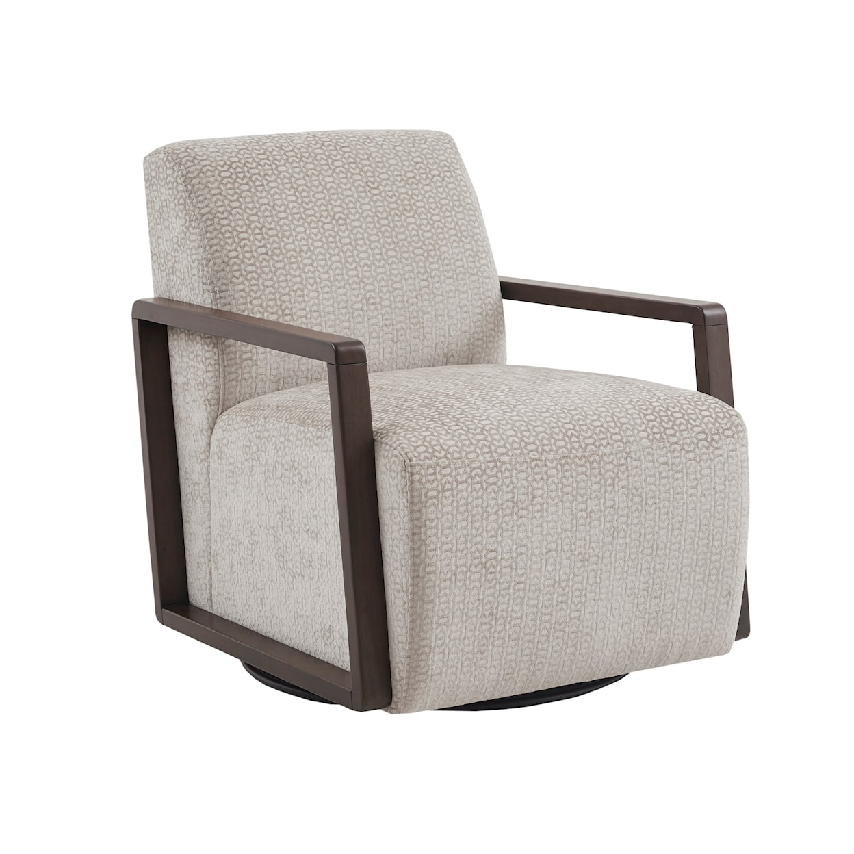 JLA Home Home Accents Wood Arm Swivel Chair